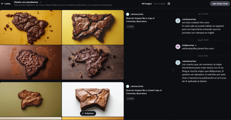 Las salas de Midjourney