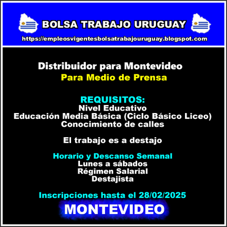 Distribuidor para Montevideo Distribuidor para Montevideo