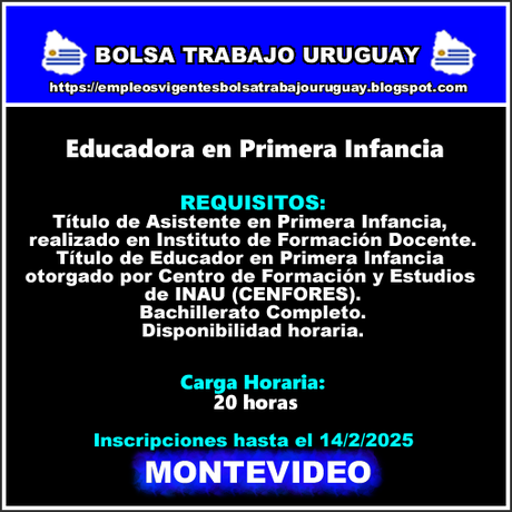 Educadora en Primera Infancia