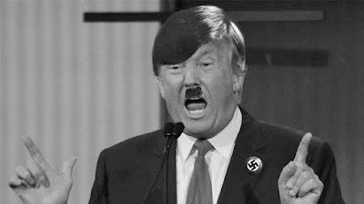 Donald Trump y Adolf Hitler.