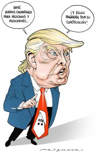 Donald Trump y Adolf Hitler.