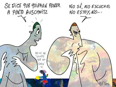 Donald Trump y Adolf Hitler.