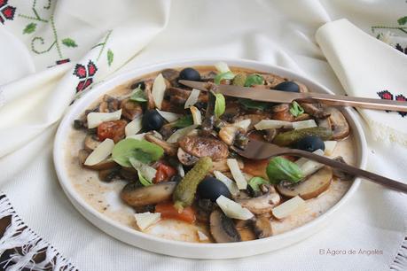 Ensalada templada de champiñones  El Ágora de Ángeles