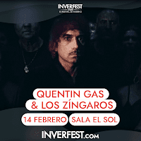 Concierto de Quentin Gas & Los Zingaros en Sala El Sol dentro del Inverfest