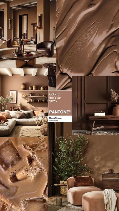 PANTONE MOCHA MOUSSE El COLOR DE 2025