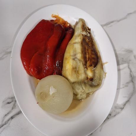 Escalivada hecha en airfryer