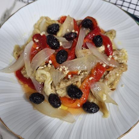 Escalivada hecha en airfryer