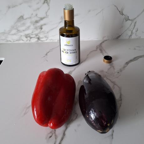 Escalivada hecha en airfryer