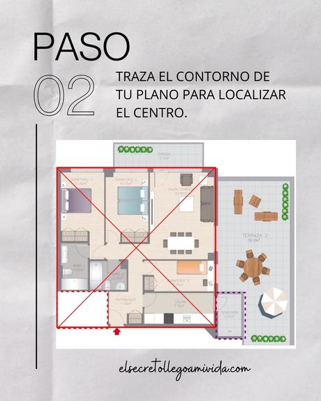 🈵 3 pasos para colocar las orientaciones en el plano de tu casa o piso.🧭