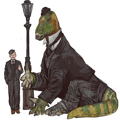 Unas cuantas ilustraciones dinosaurianas... (XCIX)