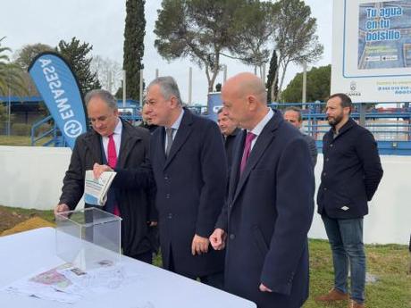 Emasesa inicia la construcción de la planta de preozonización para asegurar la calidad del agua incluso en periodos de sequía