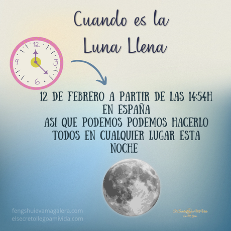🐺 El 12 de febrero tenemos Luna Llena, es 🌕 Luna de la nieve 🏔️.