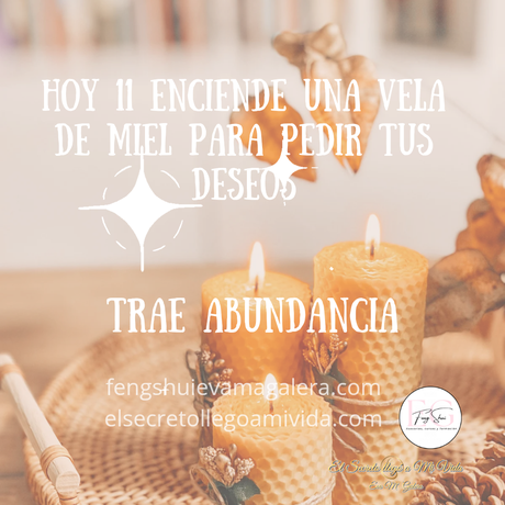 ☀️Ritual Abundancia Vela de Miel, Canela y Azúcar