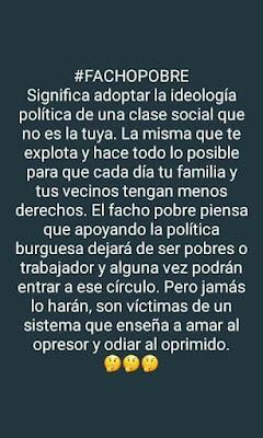 Yo no quiero volverme tan facho