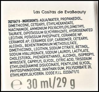 Ingredientes Serum facial retinol antimarcas Cerave Club de belleza tu piel y tu beauty nuevo canje post new beautyblogger blogger microinfluencers blog de belleza reseña review opinion skincare beauty niacinamida regaliz