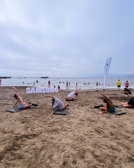 Playa, deportes y tecnología: Samsung presenta Galaxy S25 y Watch Ultra en Maitencillo