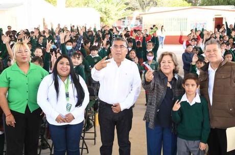 Avance en el Plan de Rehabilitación de Escuelas: Inician construcción de dos aulas didácticas en Soledad de Graciano Sánchez