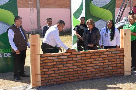 Avance en el Plan de Rehabilitación de Escuelas: Inician construcción de dos aulas didácticas en Soledad de Graciano Sánchez