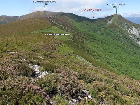 Degaña-Las Ḷḷagunas de Fasguéu-El Veigardón-El Mosqueiru Faro-Piedrafita