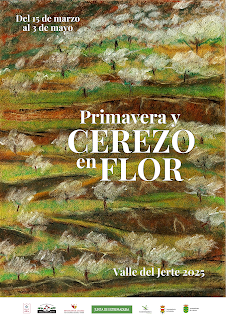 Cartel ganador del Cerezo en Flor 2025