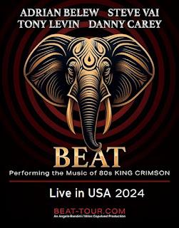 The Beat Belew-Vai-Levin-Carey - Live in Knight Theater, Charlotte & Durham NC. USA (2024)