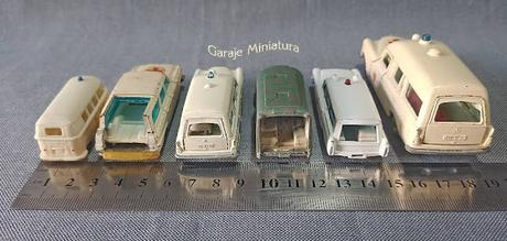 Ambulancias a escala de las marcas Husky, Matchbox y Wiking Ambulancias a escala de las marcas Husky, Matchbox y Wiking