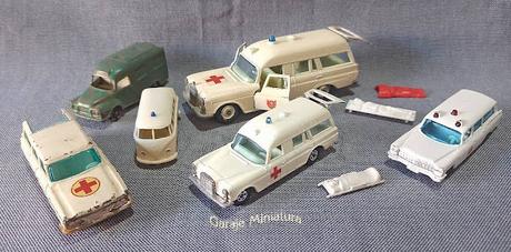 Ambulancias a escala de las marcas Husky, Matchbox y Wiking Ambulancias a escala de las marcas Husky, Matchbox y Wiking