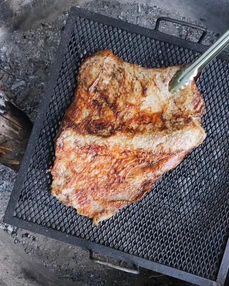 matambre dorado a la parrilla