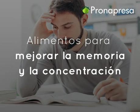 Alimentos para mejorar la memoria y la concentración