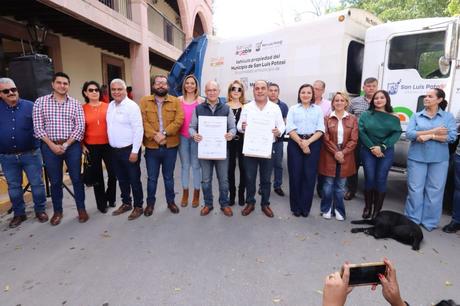 San Luis Capital y Matehuala fortalecen la cooperación municipal con entrega de camión recolector