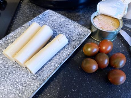 Ensalada de palmitos y cherrys Ensalada de palmitos y cherrys