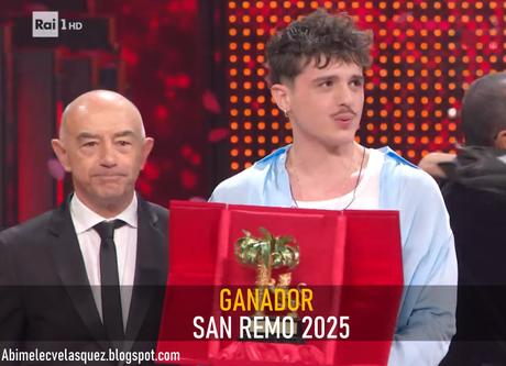 OLLY, CON «BALORDA NOSTALGIA», GANA EL FESTIVAL DE SAN REMO 2025