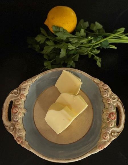 Salmón con mantequilla Maître d'Hotel : #Homenajeblog Salmón con mantequilla Maître d'Hotel : #Homenajeblog