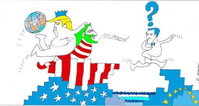 El toro de la extrema derecha quiere secuestrar a Europa. El toro de la extrema derecha quiere secuestrar a Europa.