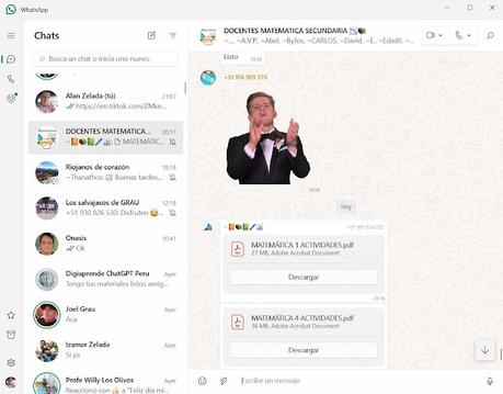 WhatsApp Messenger para windows, conéctate con el mundo y comparte todo lo que está a tu alcance WhatsApp Messenger para windows, conéctate con el mundo y comparte todo lo que está a tu alcance