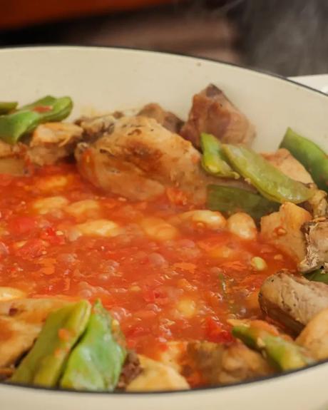 coccion tomate paella