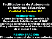 Facilitador-as Autonomía Ámbitos Educativos
