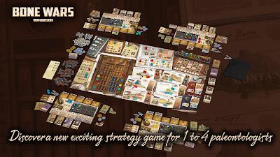 'Bone Wars', un juego de mesa creado por Wim Goossens e ilustrado por Laura Bevon