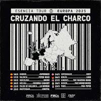 Conciertos de Cruzando el Charco en España en 2025 dentro de su gira Europea