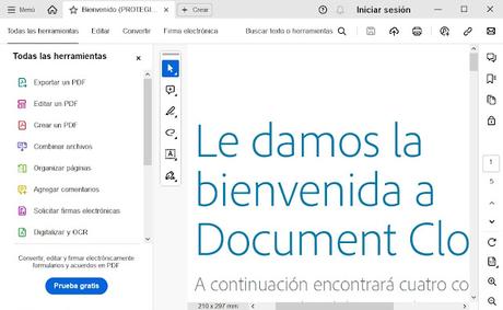 Adobe Acrobat Reader DC para windows, popular programa para visualizar y editar tus archivos PDF