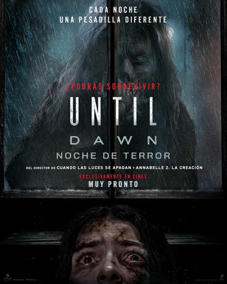 Varios afiches y trailer de “Until Dawn: Noche de Terror”