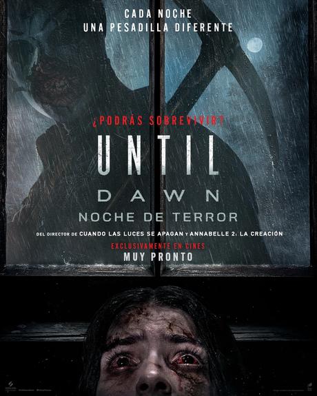 Varios afiches y trailer de “Until Dawn: Noche de Terror”