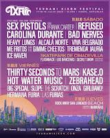 Cartel por días del Tsunami Xixón 2025