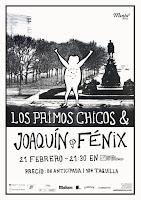 Concierto de Joaquín Fénix y Los Primos Chicos en Café la Palma
