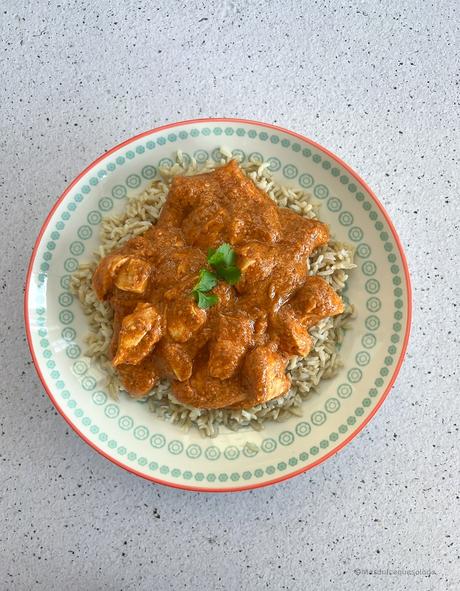 Pollo Tikka Masala en olla lenta