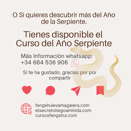 🏡 Las energías cambian cada año y este 2025 Año de la Serpiente 🐍