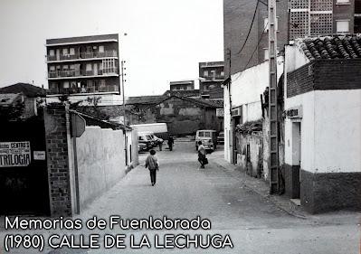 Calle de la Lechuga en 1980