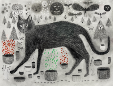 Saltando están los gatos por los versos. Poemas.