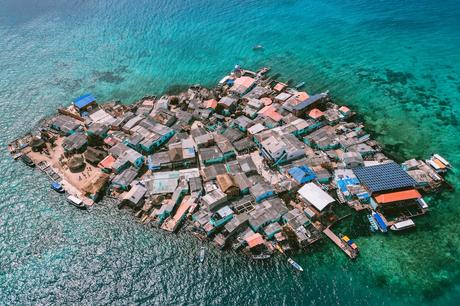 7 islas más densamente pobladas del mundo Santa Cruz del Islote