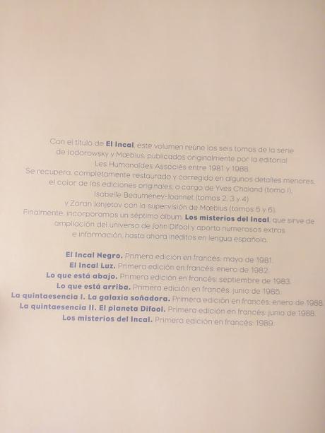 El Incal, de Alejandro Jodorowsky y Moebius